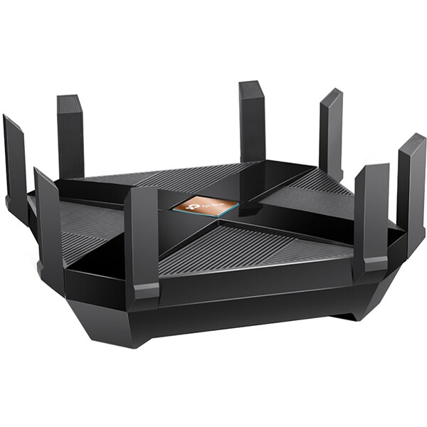 Router Wireless Gigabit TP-LINK Archer AX6000, Wi-Fi 6, Dual-band 1148 + 4804 Mbps, negru