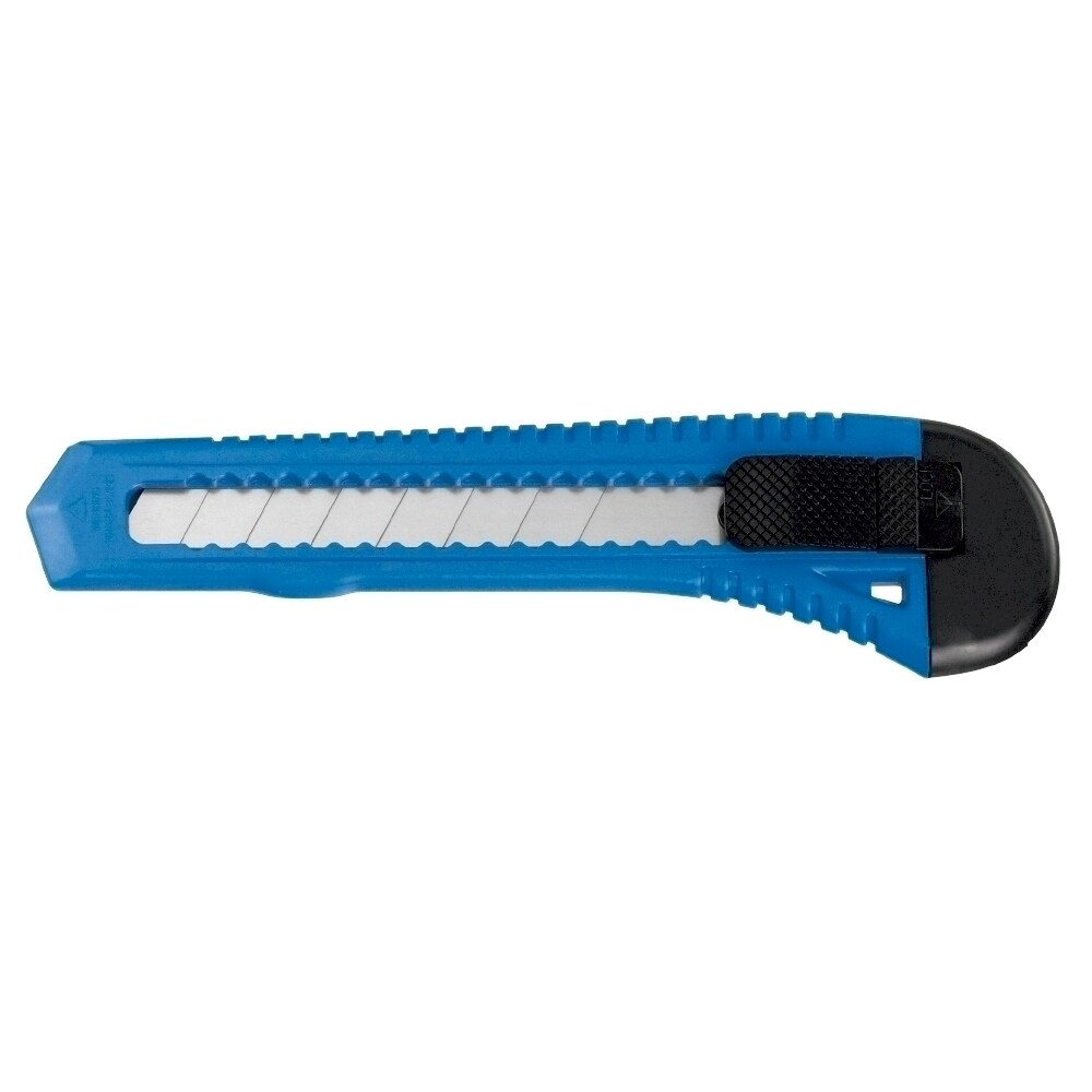 Cutter A-SERIES, 18 mm, otel inoxidabil, albastru