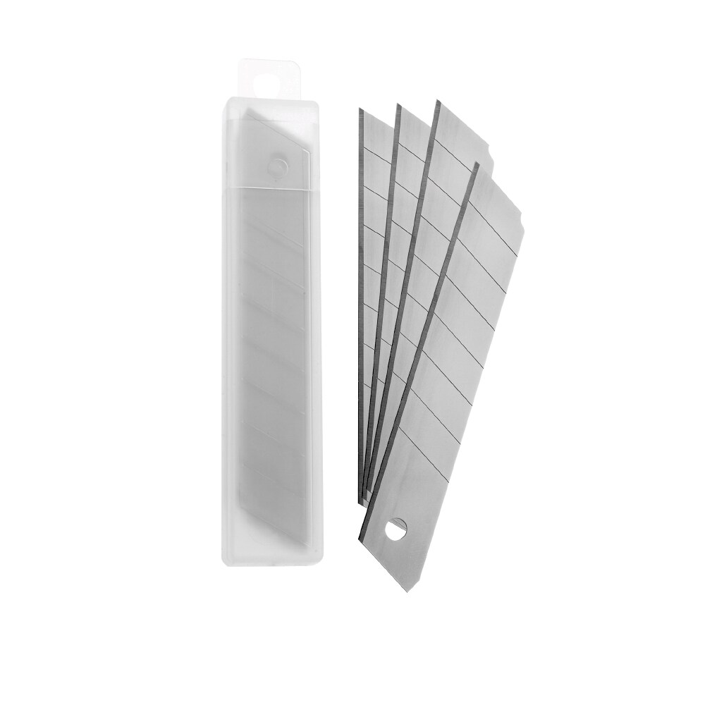 Rezerve cutter A-SERIES, 9 mm, metal, 10 bucati, argintiu