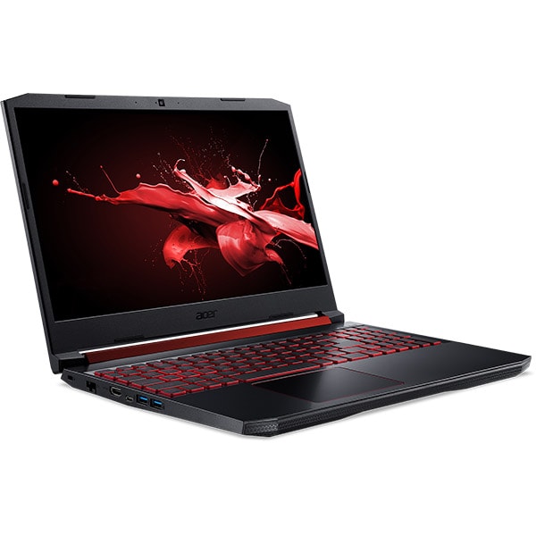 Laptop Gaming ACER Nitro 5 AN515-54-51GT, Intel Core i5-9300H pana la 4.1 GHz, 15.6" Full HD, 8GB, SSD 512GB, NVIDIA GeForce GTX 1650 4GB, Linux, negru