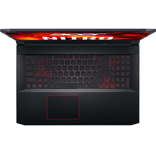 Laptop Gaming ACER Nitro 5 AN517-52-7381, Intel Core i7-10750H pana la 5.0GHz, 17.3" Full HD, 16GB, SSD 1TB, NVIDIA GeForce RTX 2060 6GB, Free DOS, negru