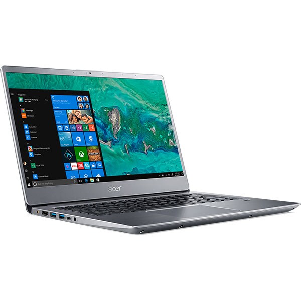 Laptop ACER Swift 3 SF314-56-56X3, Intel Core i5-8265U pana la 3.9GHz, 14" Full HD, 8GB, SSD 256GB, Intel HD Graphics 620, Windows 10 Home, Sparkly Silver