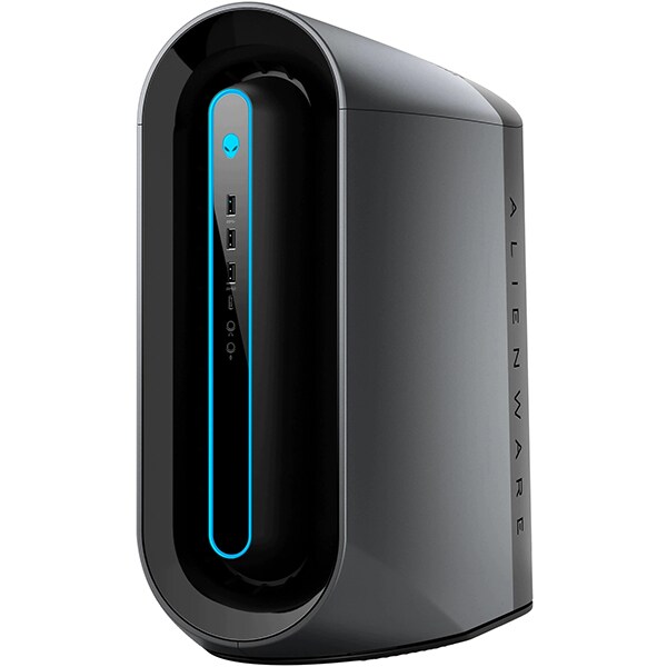 Sistem Desktop PC DELL Alienware Aurora R12, Intel Core i9 11900KF pana la 5.3GHz, 128GB, 1TB + SSD 1TB, NVIDIA GeForce RTX 3070 8GB, Windows 10 Pro, negru