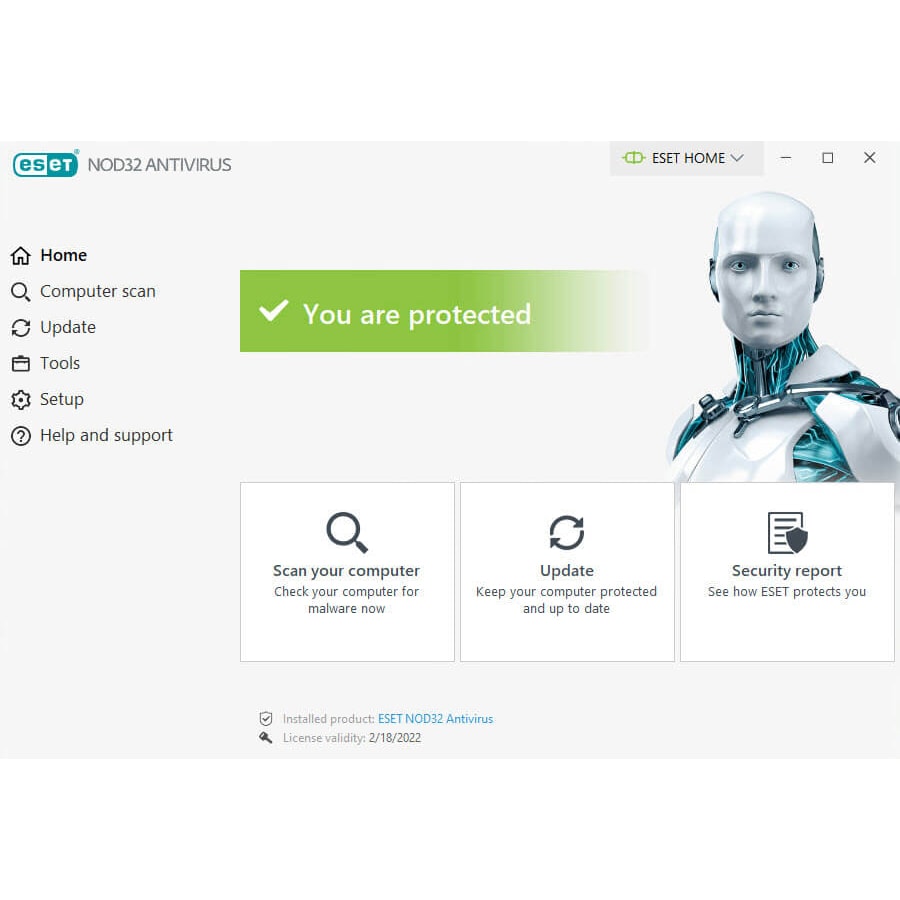 Antivirus ESET NOD32 Internet Security, 1PC, Retail