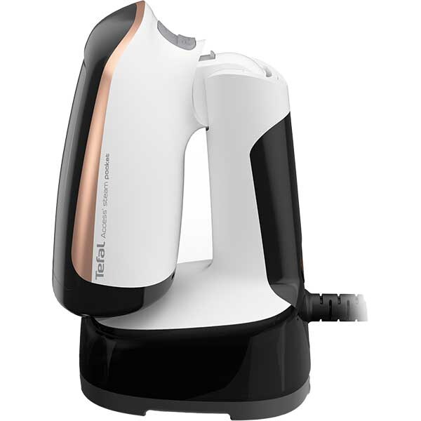 Aparat de calcat vertical cu abur TEFAL Access Steam Pocket DT3030E0, 1300W, 19g/min, 120ml, negru-alb