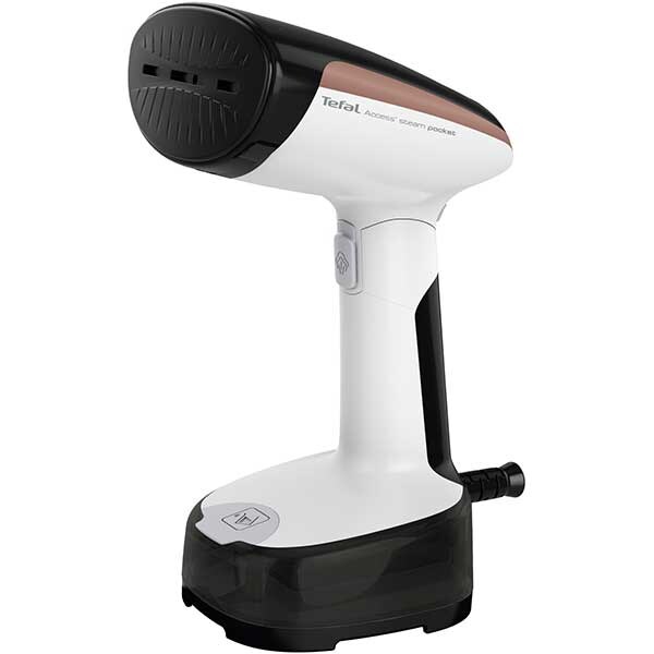 Aparat de calcat vertical cu abur TEFAL Access Steam Pocket DT3030E0, 1300W, 19g/min, 120ml, negru-alb