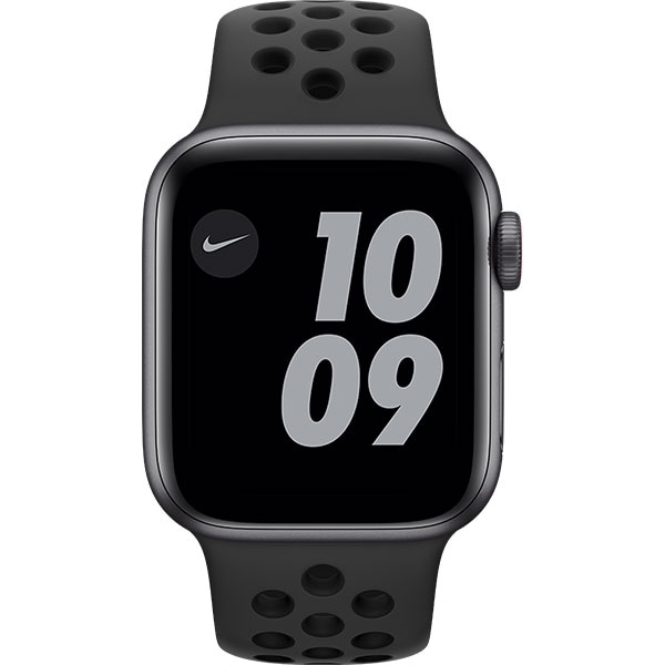 APPLE Watch Nike SE (v2) GPS + Cellular, 44mm Space Grey Aluminium Case, Anthracite/Black Nike Sport Band