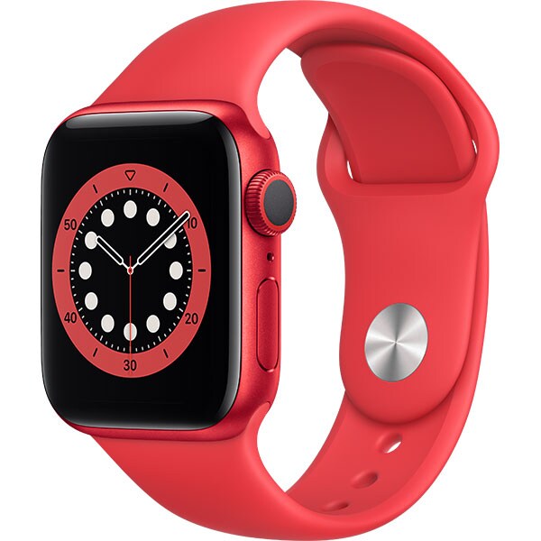 APPLE Watch Series 6, 44mm PRODUCT (RED) Aluminium Case, PRODUCT (RED) Sport Band
