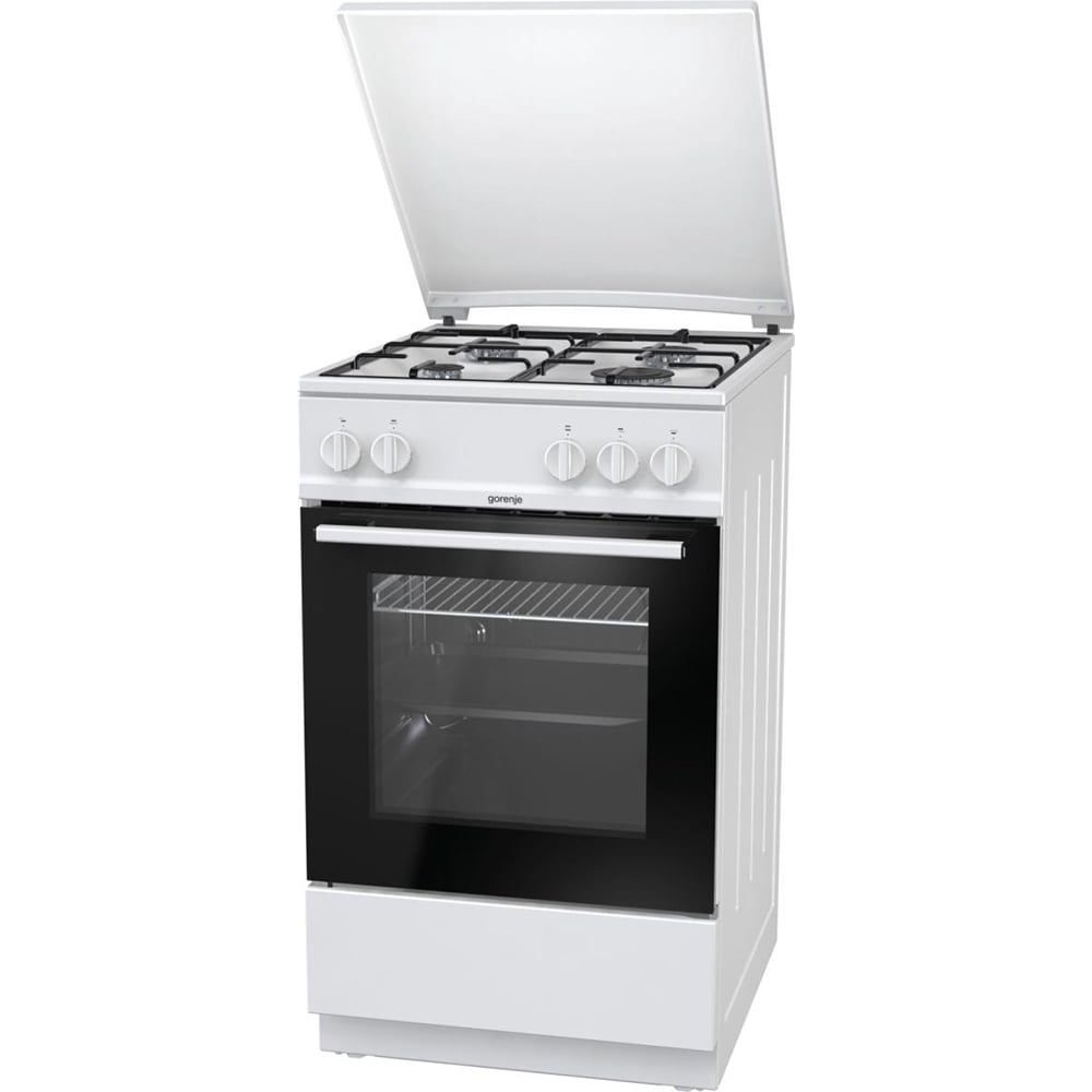 Aragaz GORENJE G5111WJ, 4 arzatoare, gaz, L 50 cm, alb