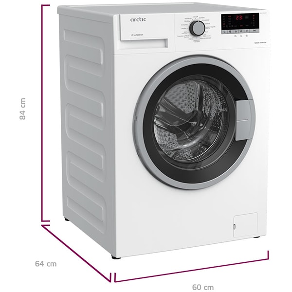 Masina de spalat rufe frontala ARCTIC AB91223XLW5, 9 kg, 1200rpm, Clasa B, alb