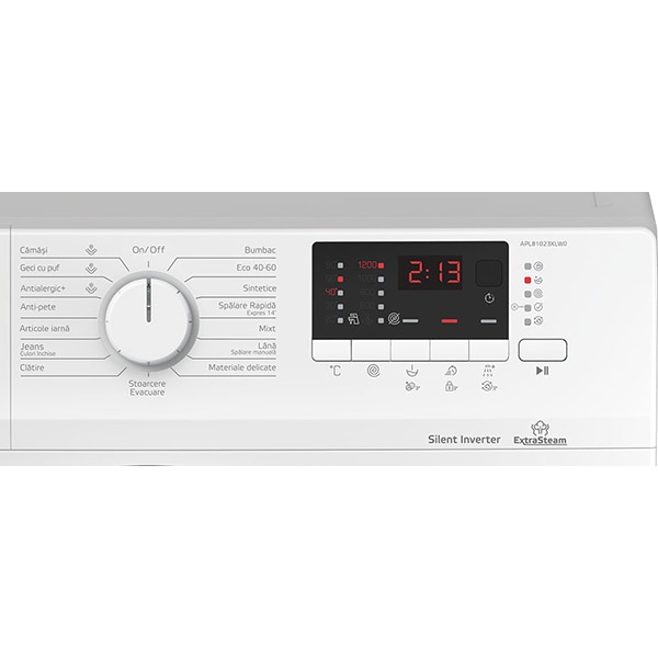Masina de spalat rufe frontala ARCTIC APL81023XLW0, 8 kg, 1000rpm, Clasa C, alb