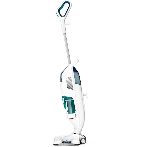 Aspirator vertical cu abur ROWENTA Clean&Steam Revolution RY7777WH, 0.47l, 1500W, alb-albastru