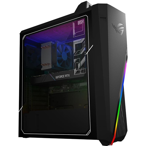Sistem Desktop Gaming ASUS ROG Strix GA15 G15DH-RO016D, AMD Ryzen 7-3800X  pana la 16GB, SSD 512GB, NVIDIA GeForce RTX 2060 Super 8GB, Free DOS
