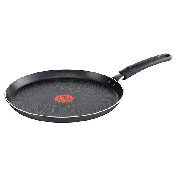 Tigaie clatite TEFAL Invissia B3091043, 25cm, invelis antiaderent, tehnologie Thermo-Spot, negru