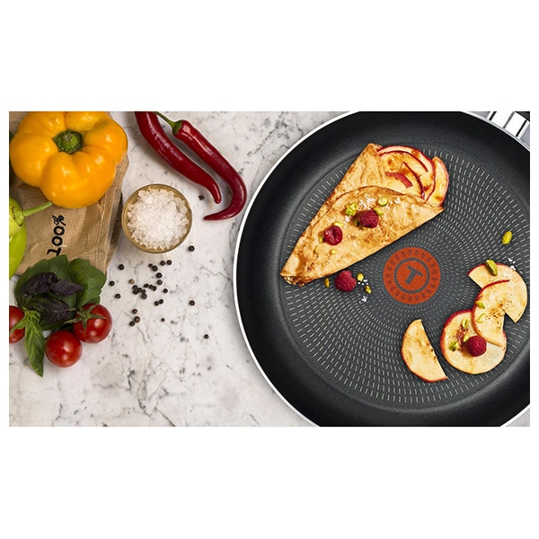 Tigaie clatite TEFAL Invissia B3091043, 25cm, invelis antiaderent, tehnologie Thermo-Spot, negru