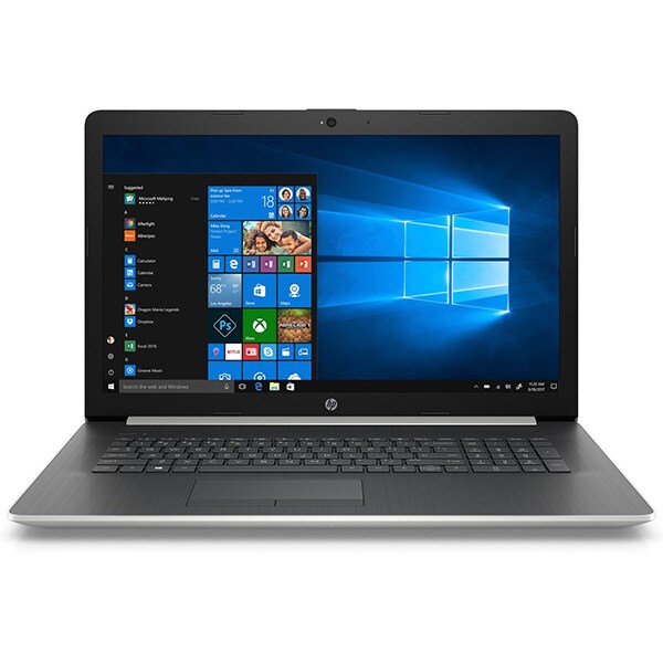 Laptop HP 17-ca0006nq, AMD Ryzen 3 2200U pana la 3.4GHz, 17.3 Full HD, 8GB, HDD 1TB + SSD 128GB, AMD Radeon Vega 3, Windows 10 Home