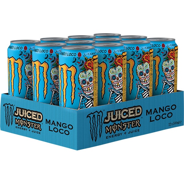 Bautura energizanta MONSTER Juiced bax 0.5L x 12 doze