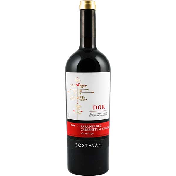 Vin rosu sec Crama Bostavan Rara Neagra & Cabernet Sauvignon, 0.75L