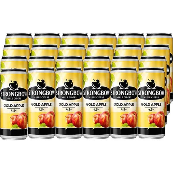Cidru STRONGBOW Gold Mere bax 0.33L x 24 cutii