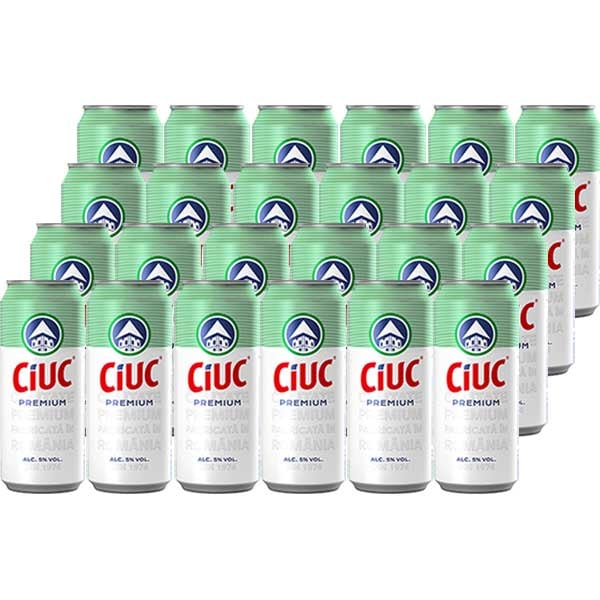 Bere blonda CIUC Premium bax 0.5L x 24 cutii