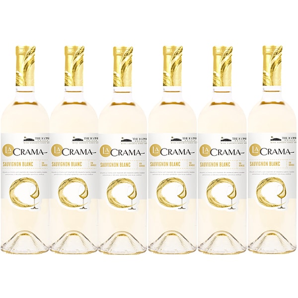 Vin alb demisec The Iconic Estate La Crama Sauvignon Blanc, 0.75L, 6 sticle