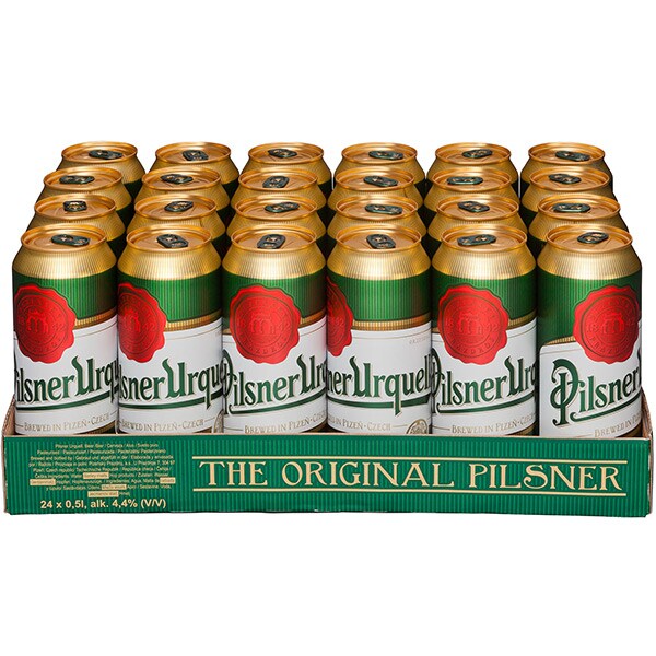Bere blonda Pilsner Urquell bax 0.5L x 24 cutii