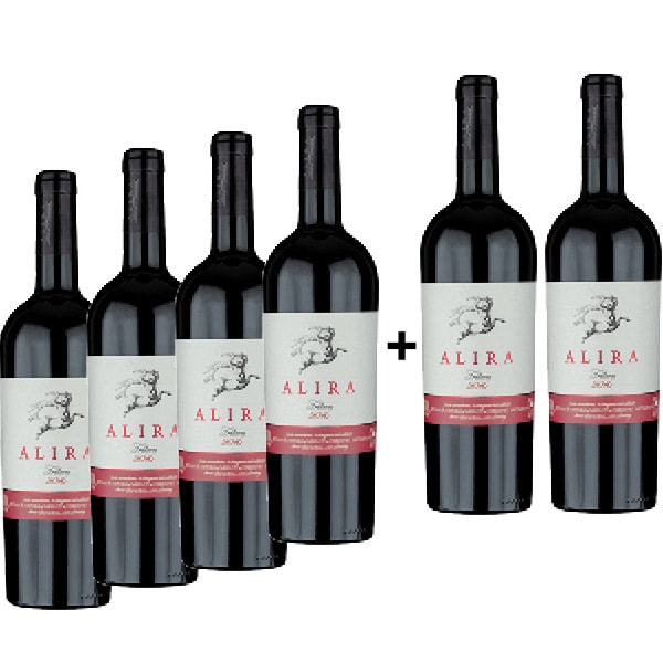 Vin rosu sec Crama Alira Tribun, 0.75L, 4+2 sticle