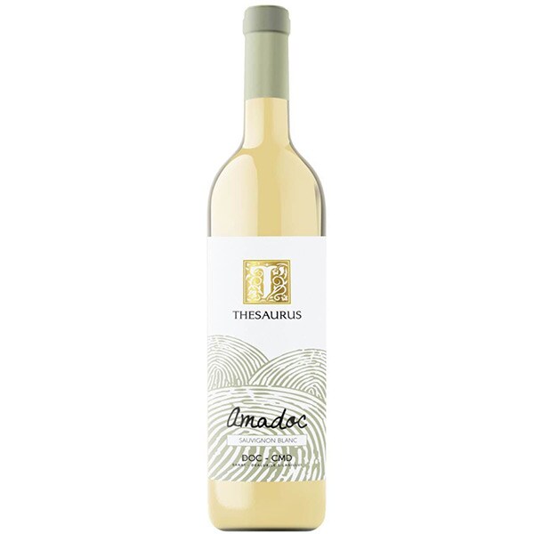 Vin alb sec Crama Thesaurus Amadoc Sauvignon Blanc, 0.75L