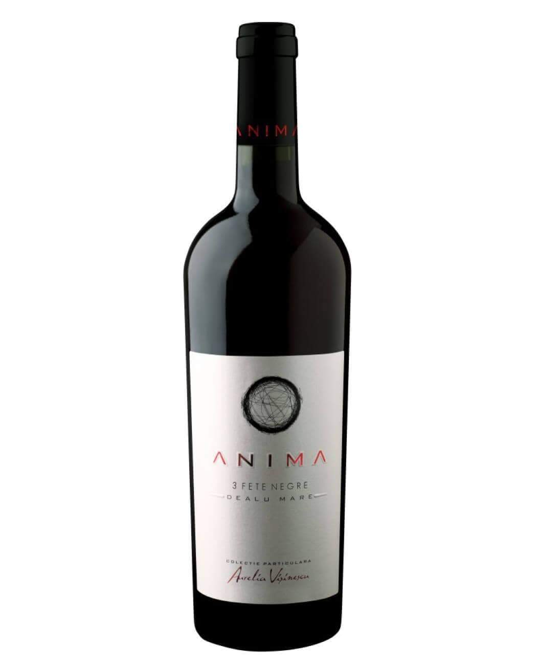 Vin rosu sec Domeniile Sahateni - Aurelia Visinescu Anima 3 Fete Negre, 0.75L