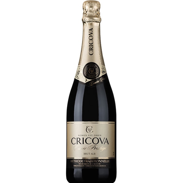 Vin spumant alb Cramele Cricova Cuvee Prestige, 0.75L, 6 sticle