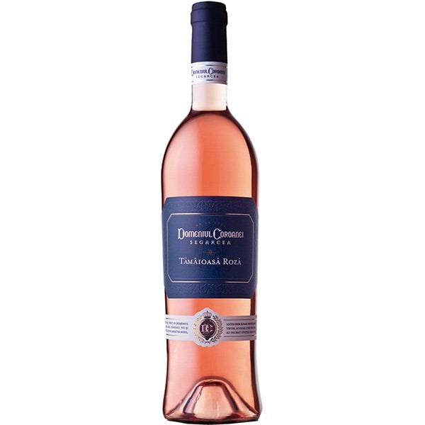 Vin rose demidulce Domeniul Coroanei Segarcea Prestige Tamaioasa Roza, 0.75L