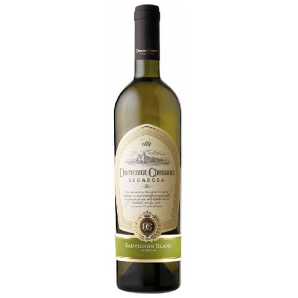 Vin alb sec Domeniul Coroanei Segarcea Elite Sauvignon Blanc, 0.75L
