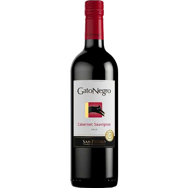Vin rosu sec San Pedro Gato Negro Cabernet Sauvignon, 0.75L