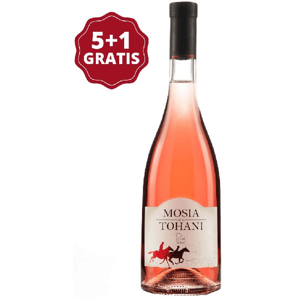 Vin rose demisec Domeniile Tohani Mosia Rose, 0.75L, 5+1 sticle