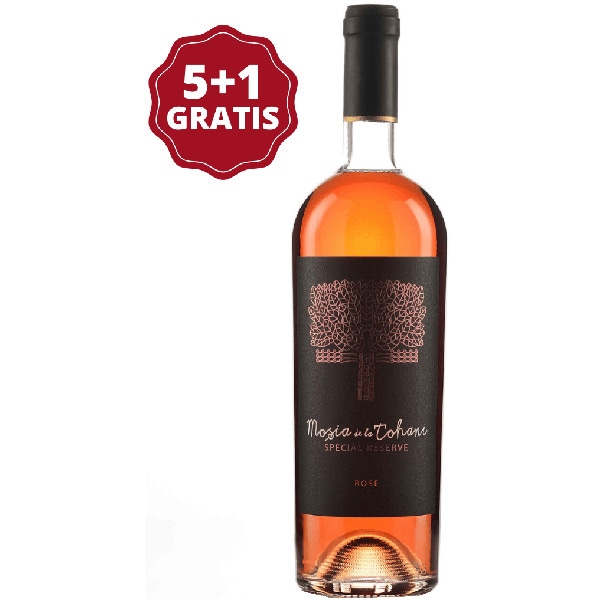 Vin rose demisec Domeniile Tohani Mosia Special Reserve Rose, 0.75L, 5+1 sticle