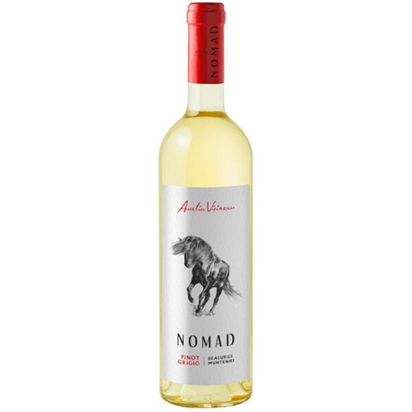 Vin alb sec Domeniile Sahateni Aurelia Visinescu Nomad Pinot Grigio, 0.75L