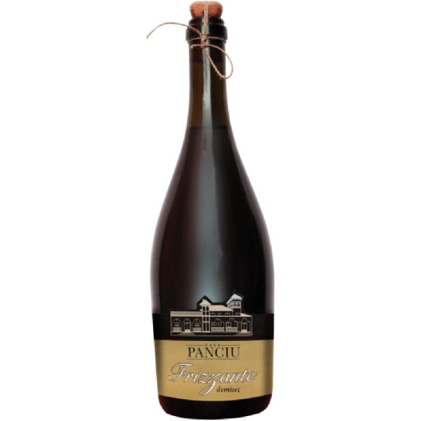 Vin spumant alb demisec Domeniile Panciu Frizzante Alb, 0.75L