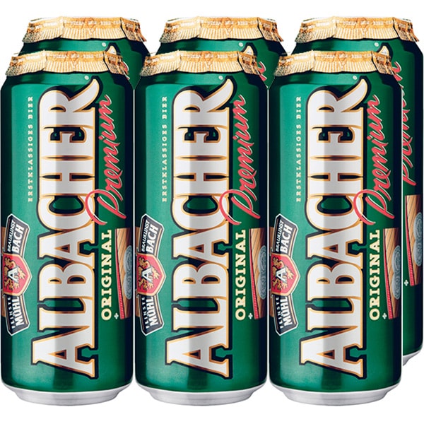 Bere blonda Albacher bax 0.5L x 6 cutii