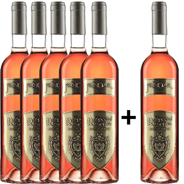 Vin rose sec Domeniile Tohani Princiar Special Reserve Rose de Tohani, 0.75L, 5+1 sticle