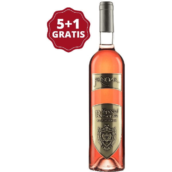 Vin rose sec Domeniile Tohani Princiar Special Reserve Rose de Tohani, 0.75L, 5+1 sticle