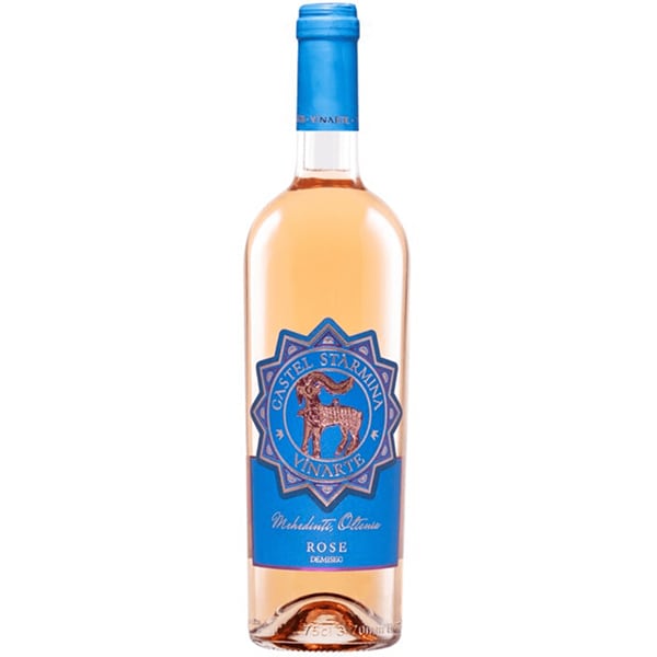 Vin rose demisec Vinarte Castel Starmina, 0.75L