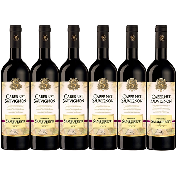 Vin rosu sec Domeniile Samburesti Cabernet Sauvignon 2020, 0.75L, bax 6 sticle