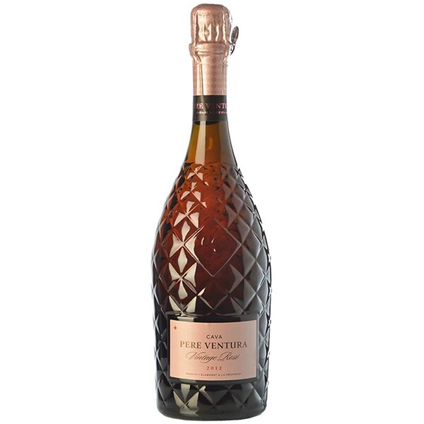 Vin spumant rose Cava Pere Ventura Vintage Brut, 0.75L