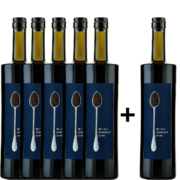 Vin rosu demisec Domeniile Tohani Wine Chocolate Dark, 0.75L, 5+1 sticle