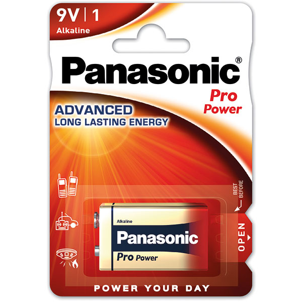 Baterie PANASONIC Pro Power Gold Alkaline 6LF22/9V