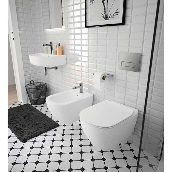 Baterie bideu IDEAL STANDARD Cerafine O BC705AA, alama sanitara, crom