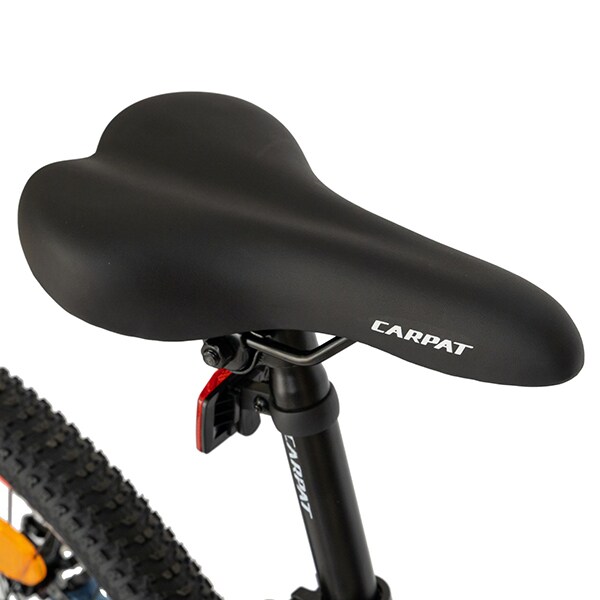 Bicicleta MTB CARPAT C2499A, roata 24", 21 viteze, schimbator Shimano, frana disc mecanica, bleu-gri