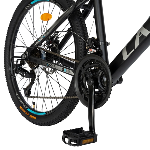 Bicicleta MTB CARPAT C2499A, 24", aluminiu, negru-gri