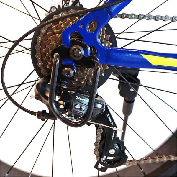 Bicicleta FAT BIKE CARPAT Hercules C2619B, 26", cadru otel, albastru-galben