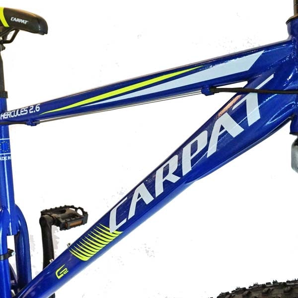 Bicicleta FAT BIKE CARPAT Hercules C2619B, 26", cadru otel, albastru-galben